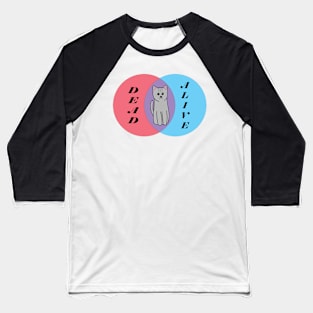 Schrödinger's Cat Baseball T-Shirt